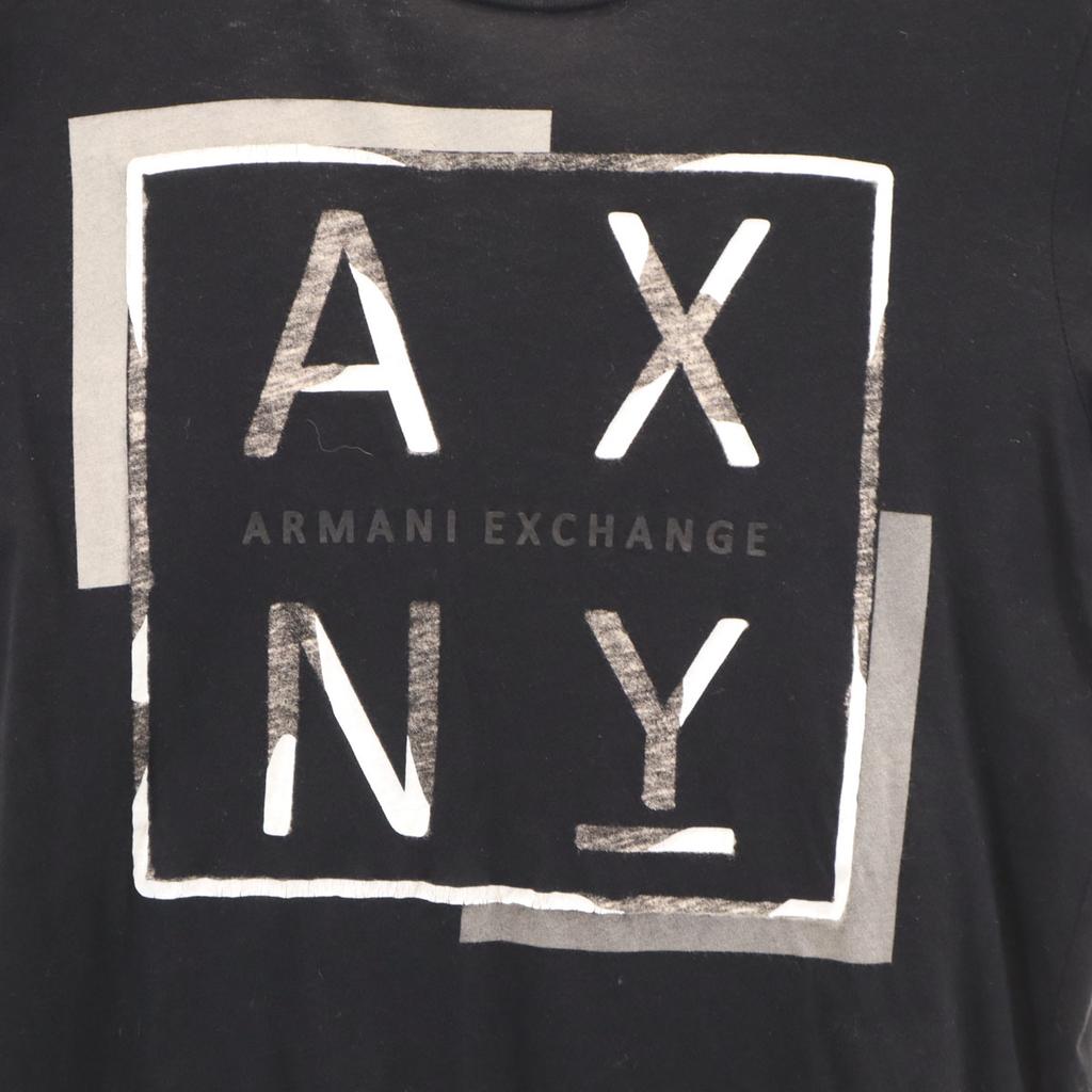 ARMANI EXCHANGE Short sleeve T-shirt XS black Men's Used