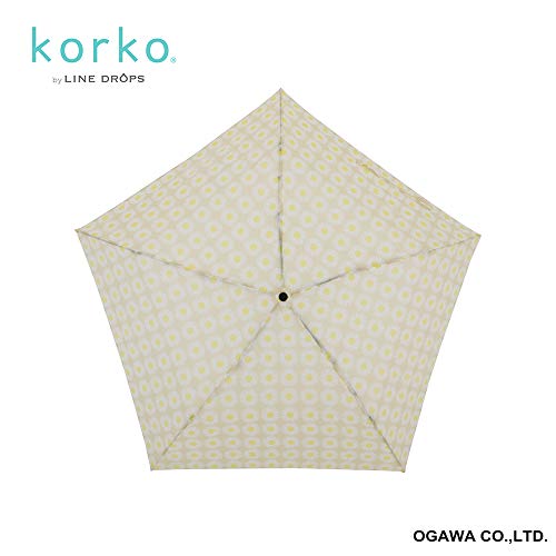 ogawa Ultra-Lightweight Folding Umbrella, 100g, Women's, Nordic Pattern, Slim, Colco Midsummer, Gift, Mother's Day, Respect for the Aged Day, 81379