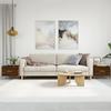 VidaXL Coffee Tables 2 Pcs Brown Oak 50x50x40 Cm Engineered Wood 829379