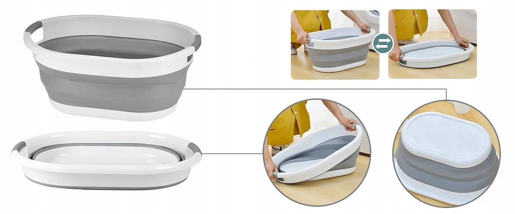 Foldable Silicone Travel Bathtub