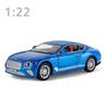 1:22 Bentley Continental GT Alloy Luxy Car Model Diecast Metal Toy Vehicles Car Model Collection Kids Gift