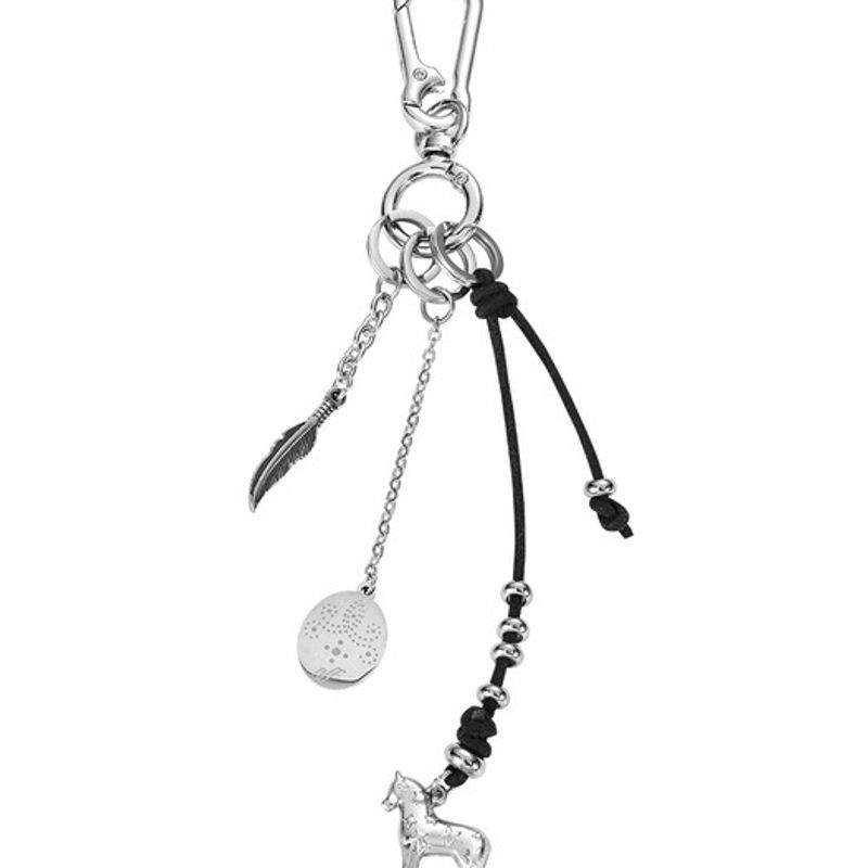 

nff amulet leather keyring-black ONE