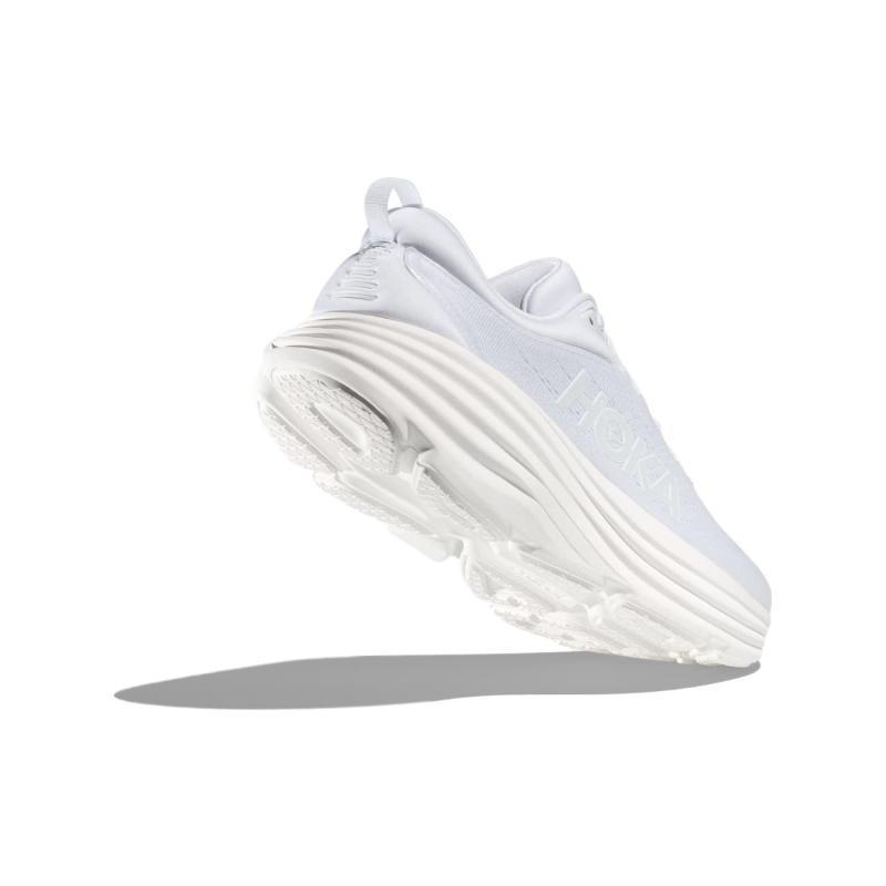 HOKA ONE ONE Bondi 8 Triple White Sneakers 1123202-WWH
