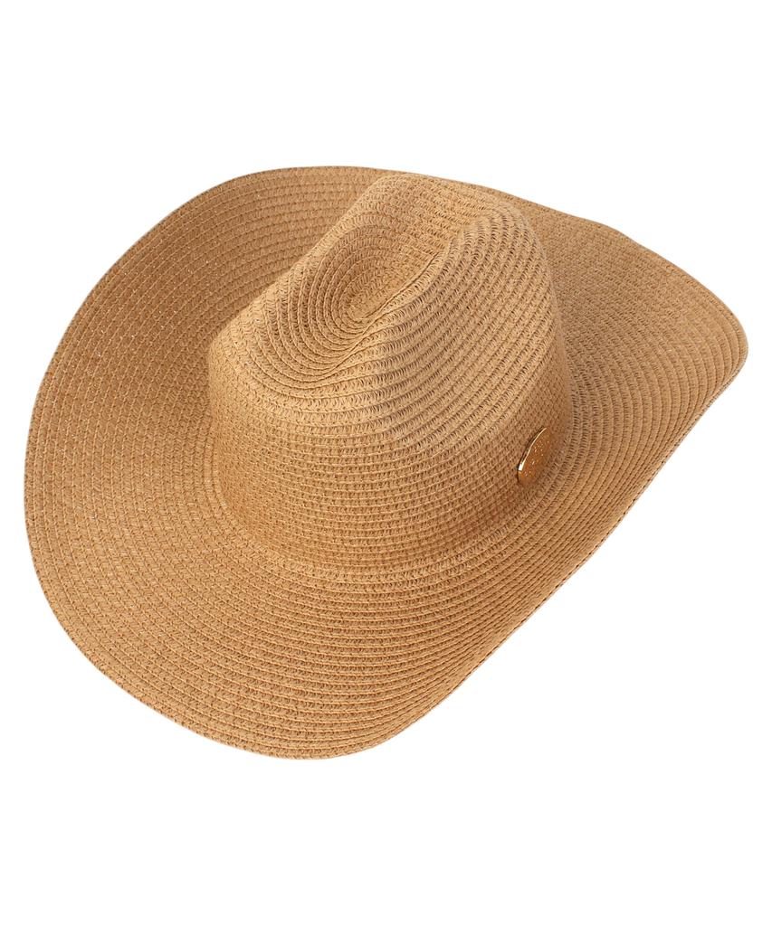 Yunibeosyeolkemiseuteuli Cowboy Beige Summer Fedora Cowboy Hat