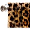 Leopard Valances Curtain for Window,Wildlife Animal Skin Print Kitchen Curtains Valances Short Window Treatment for Living Room,Bedroom,Bathroom,1