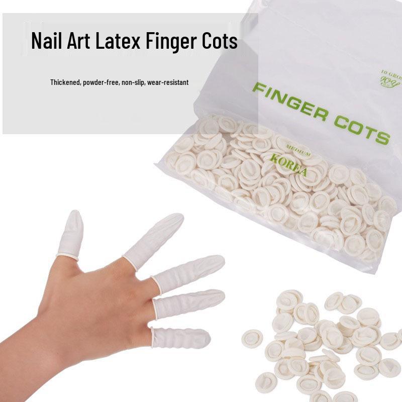 Nail Art Latex Disposable Finger Cots for Tattooing