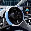 Kitten Steering Wheel Cover Cartoon Car Handle Cover Cute Car Accessories  For 14.5-15 INCH