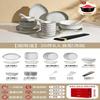 Chu Yi Qi 39-Piece Simple Ceramic Dinnerware Set