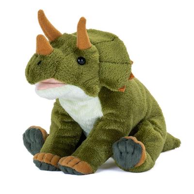 Calorata Triceratops Plush Toy Soft To the Plush Dinosaur Toy Gift Christmas Present (Small/Sitting Series) Touch/Realistic (Dinosaur Toy)