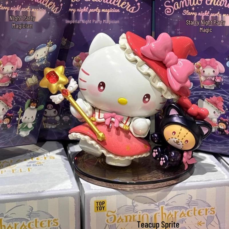 

Фигурка-сюрприз Sanrio Starry Night Party Magician - Модная игрушка, фигурка, кукла, украшение, подарок на день рождения
