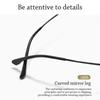 Portable Oversized Eyeglasses Computer Goggles Ultra Light Frame Anti-Blue Light Glasses