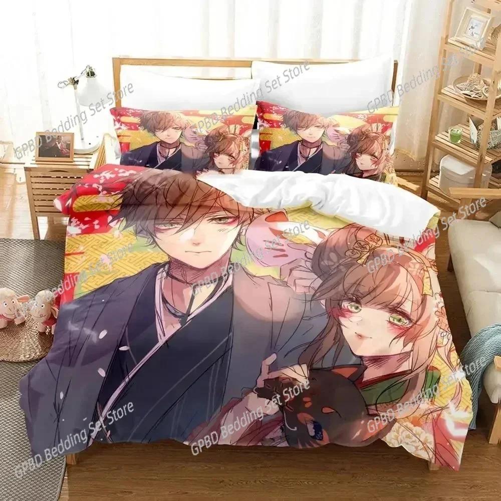 Anime Hoshino Ichika Project SEKAI Beding Set Bedrom Soft Modern Bedspreads Comefortable Soft Duvet Cover Comfortable Quilt Cover Pilowcase