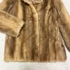 Total Length 74cm SAGA MINK Silver Saga Pastel Mink Real Fur Coat Jacket Long Brown Women's Size 13 Voluminous