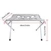 Foldable Pet Grooming Table Secure Strap Breathable Hanging Harness with Eight Holes for Picking Ears Nail Clipping Home