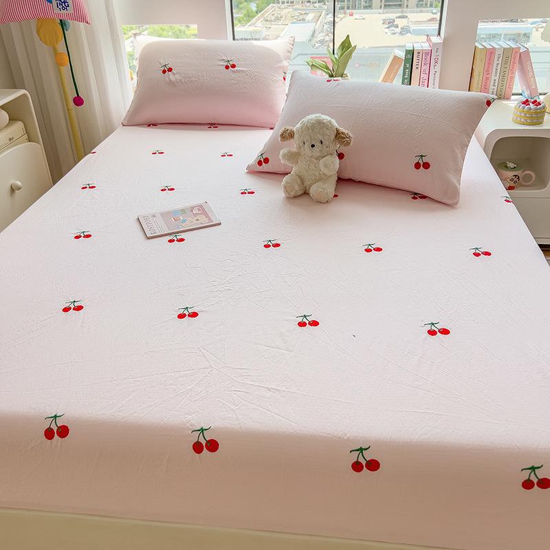 New Style Bed Sheet Single Piece Dormitory All-inclusive Non-slip Bed Sheet Bed Cover Bedroom Bed Mattress Protector