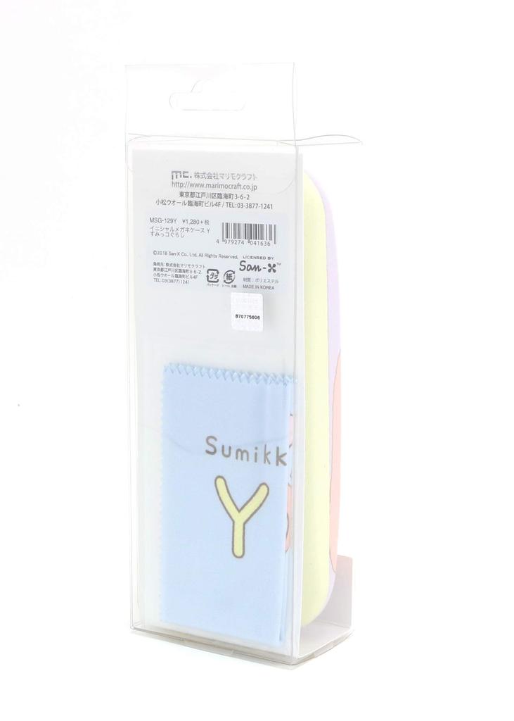 Sumikko Gurashi Initial Glasses Case Y