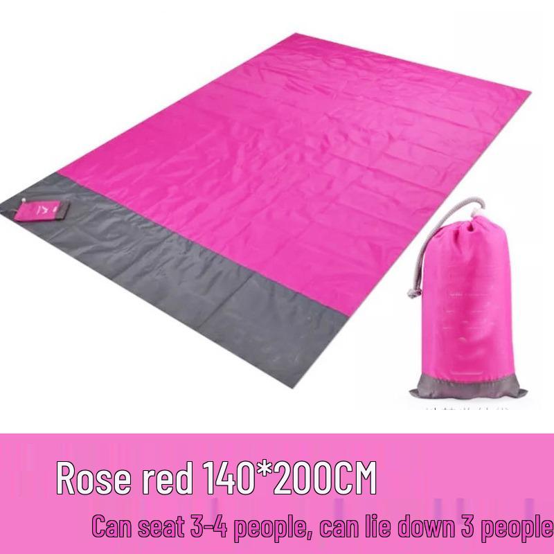 

Ультратонкий складной водонепроницаемый пляжный и пикниковый коврик - Пескостойкий, портативный и влагостойкий плед-ковер.