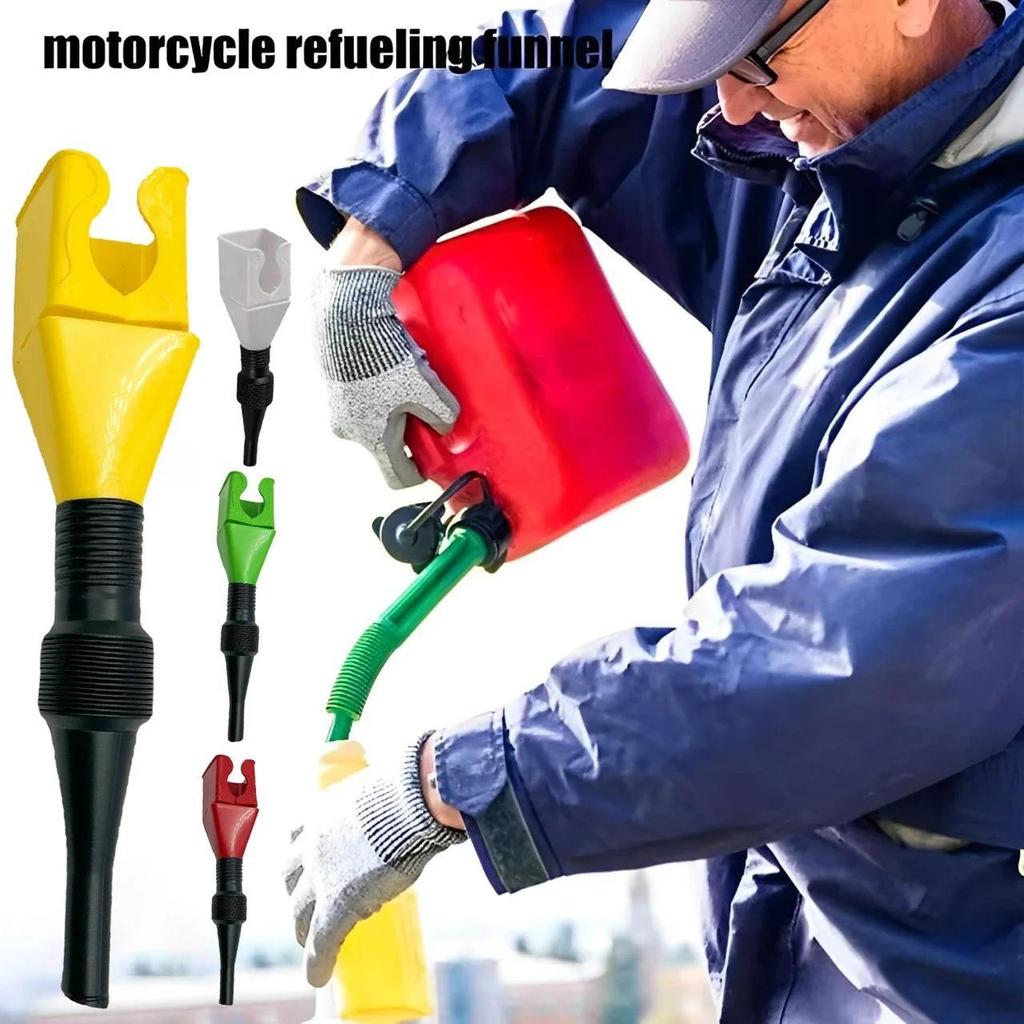 Collapsible Funnels for Transferring Gasoline in And Motorcycles, Designed for Flexible Draining And Filtering