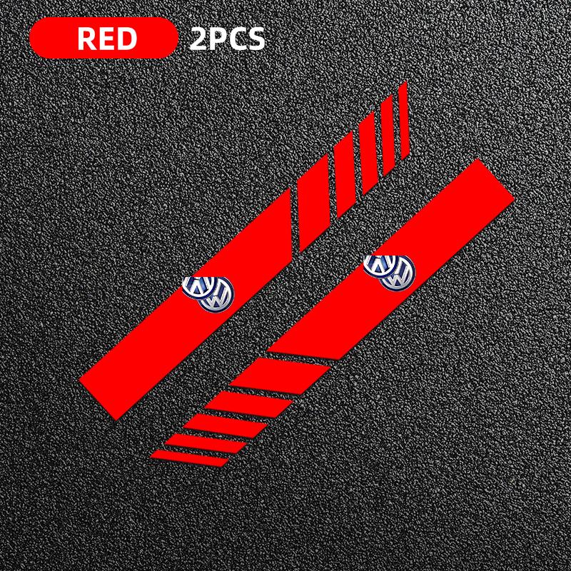 

2026 Hot For Volkswagen VW 2pcs Vehicle Body Car Rearview Mirror Side Decal Stripe Sticker For Volkswagen Tiguan Golf-4 5 6 7 B5 темно-сірий колір