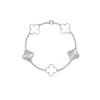 Luxury Four-leaf Clover Bracelet Unisex Versatile and Sophisticated Lucky Clover Bracelet