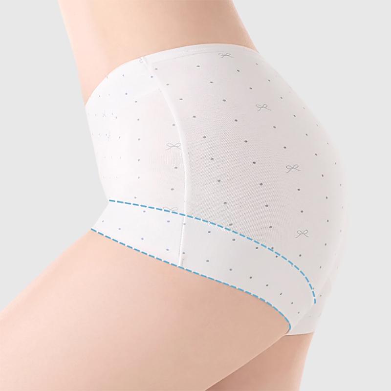 FallSweet 5 ks/Sada Dámské bavlněné kalhotky Boyshorts Spodní prádlo Bezešvé Boxerky Kalhotky Pohodlné Kalhotky Roztomilé Dívčí Kalhotky M-XXL