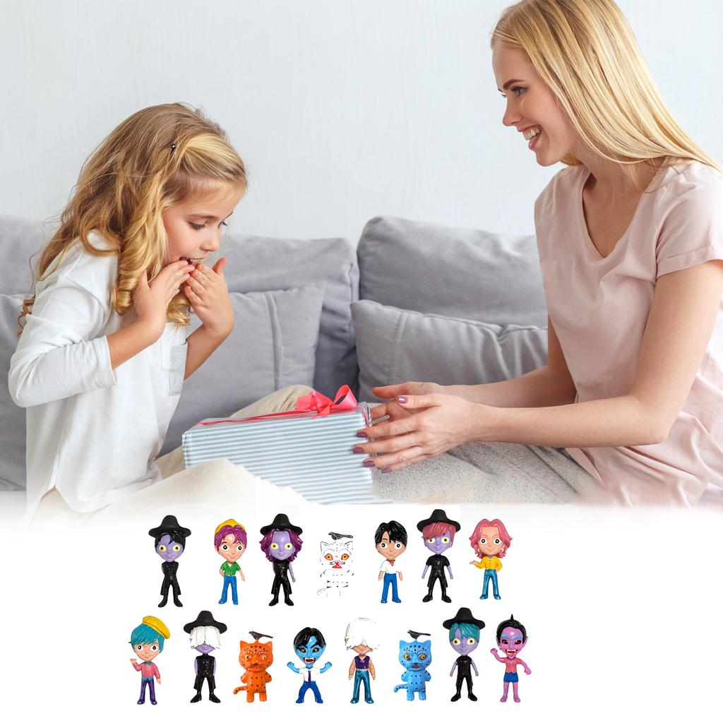 Non-movable Doll Collection Version Scale Doll Desktop Ornaments