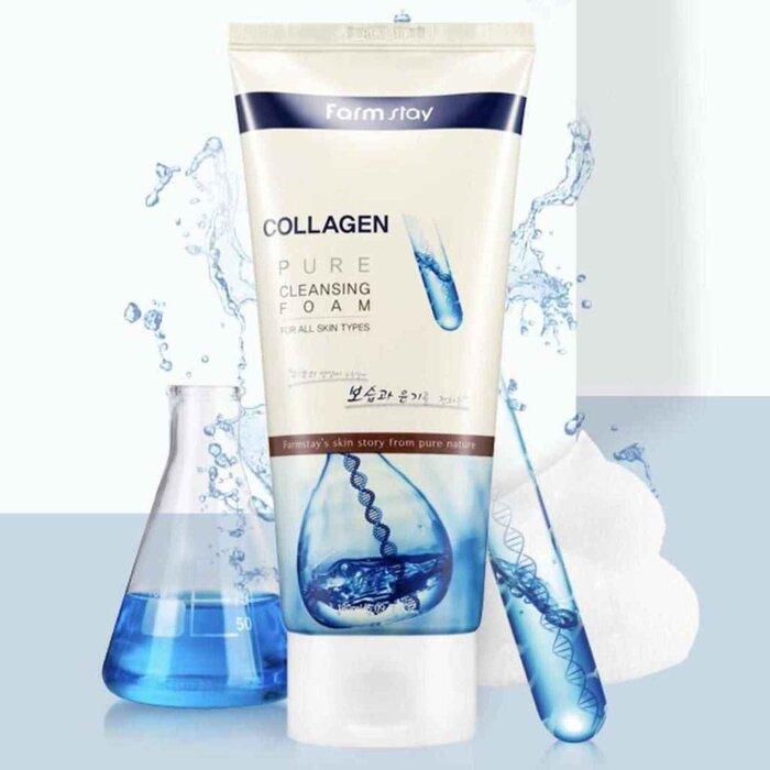FARM STAY COLLAGEN PURE CLEANSING FOAM