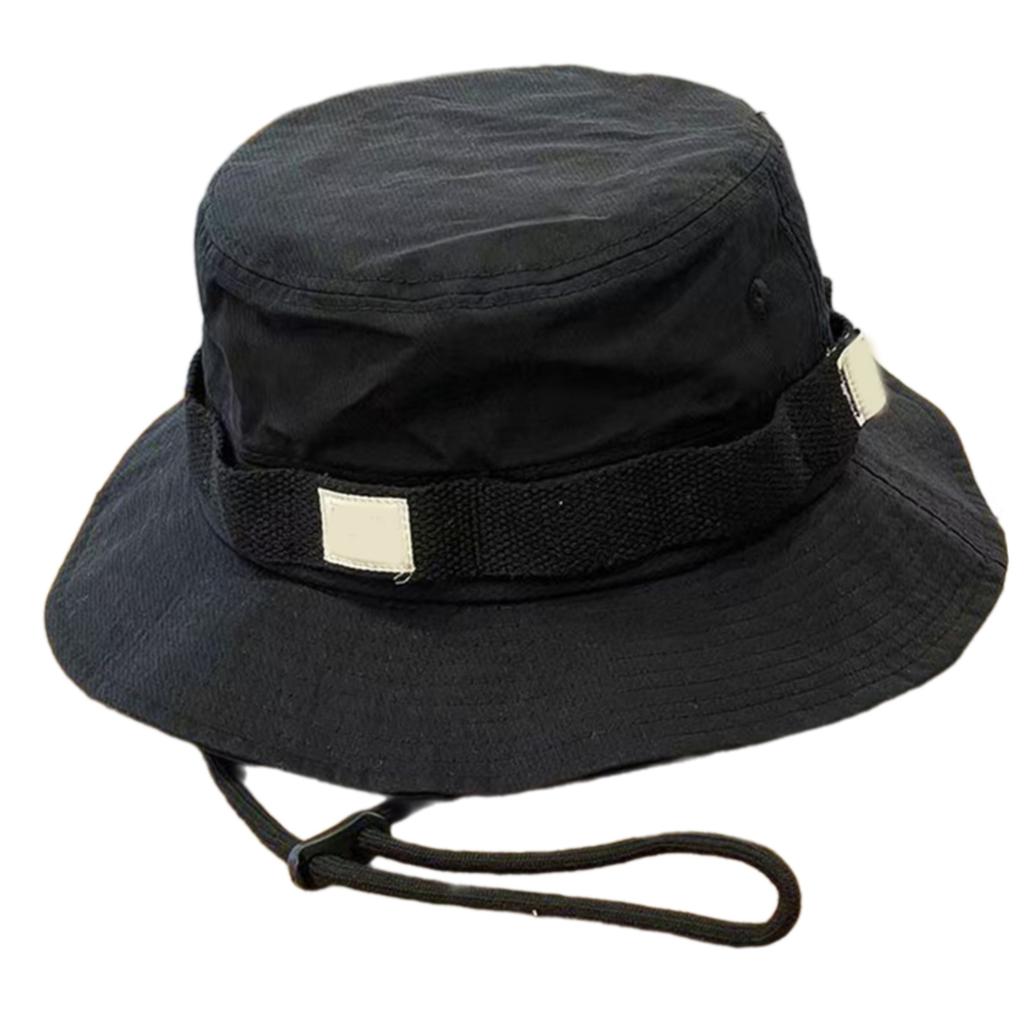 Wide Brims Bucket Hat Windproof Rope Packable Summer Fisherman Hat For Hiking Fishing Outdoor Activity Adult Headwear