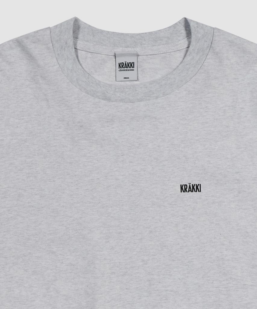 Keulaeki [Unisex] Basic Logo Tee_M/Gray [Kr265Put401]