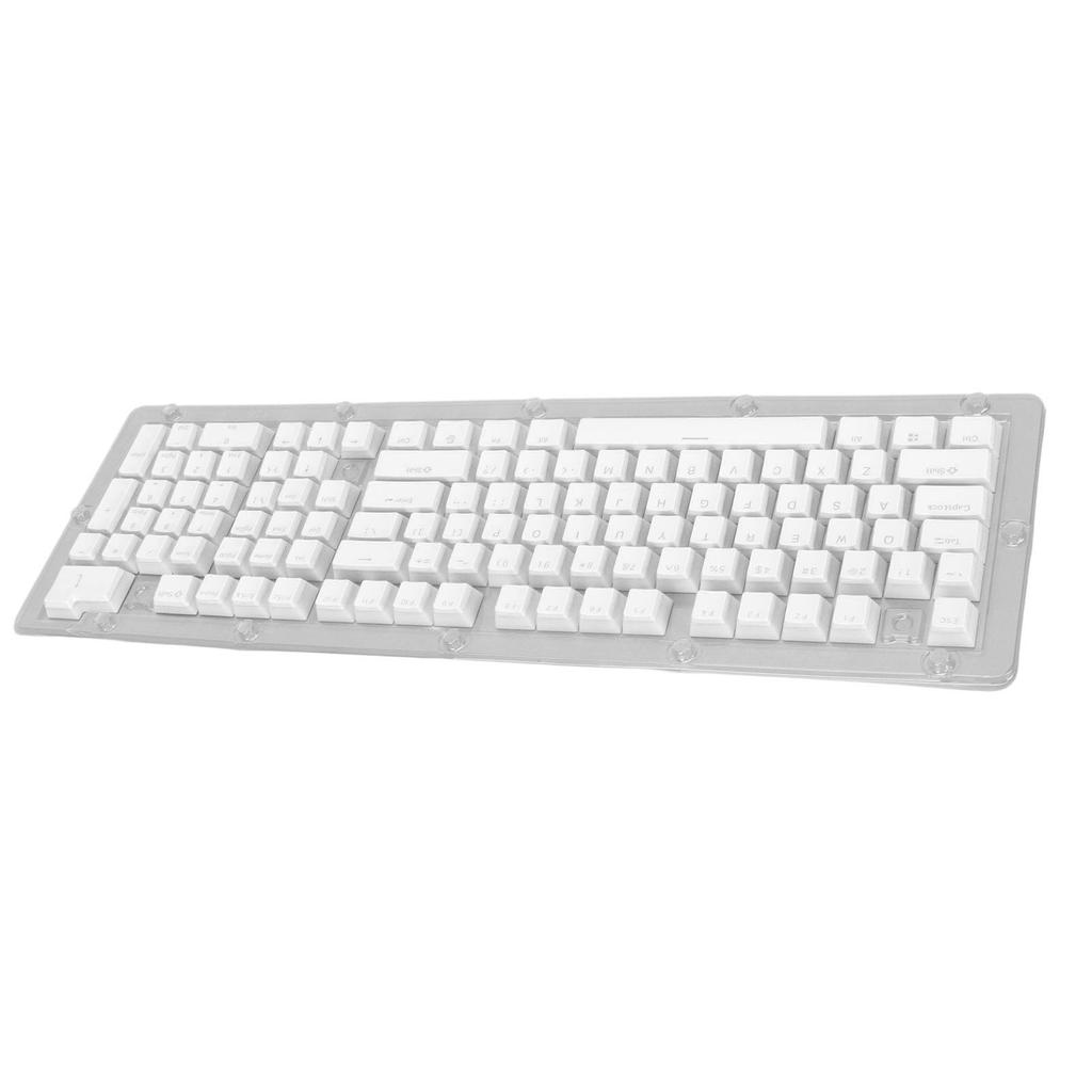 Tastenkappen 130 Tasten OEM Höhe PBT Pudding Doppelschichtig Zweifarbige Spritzguss Durchscheinend DIY Tastenkappen