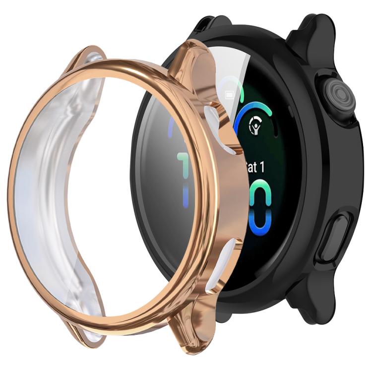 Tempered‑Film‑Integrated Electroplated Soft‑TPU Full‑Edge Shock‑Resistant Watch Protective Shell For Garmin Vivoactive 6 Smart Watch