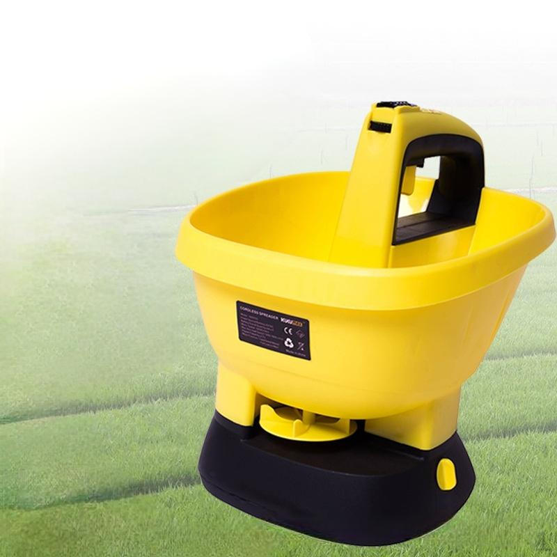 Lawn Spreader Handheld Power for Salt and Grit Grass Fertilizer
