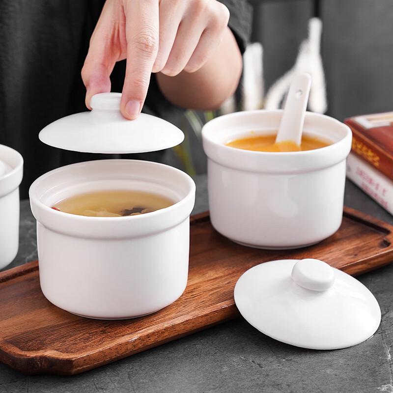 Sky Bird Ceramic Steaming Bowl with Lid