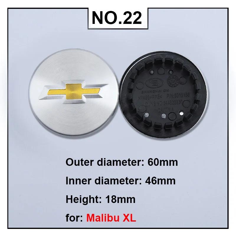 

for Chevrolet MALIBU XL AVEO CAPTIVA CRUZE IMPALA LACETTI Sail SILVERADO 53mm 60mm Car Wheel Center Hub Caps