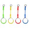 Swing Gymnastic Rings Colorful Backyard Outdoor Obstacle Ring for Kids