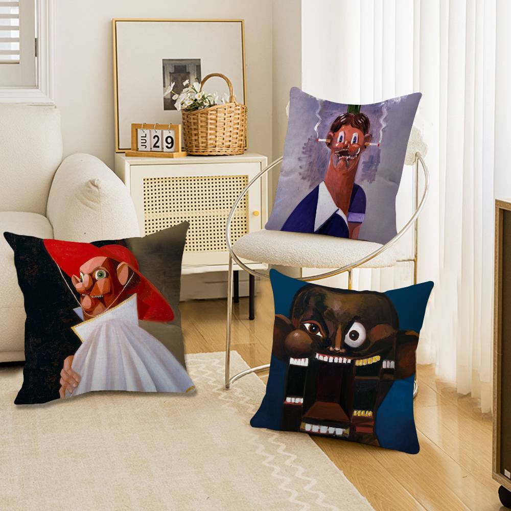George Condo Art Pillowcases Home Bedding Decorative Pillow Cover Wedding Super Soft Pillow Case