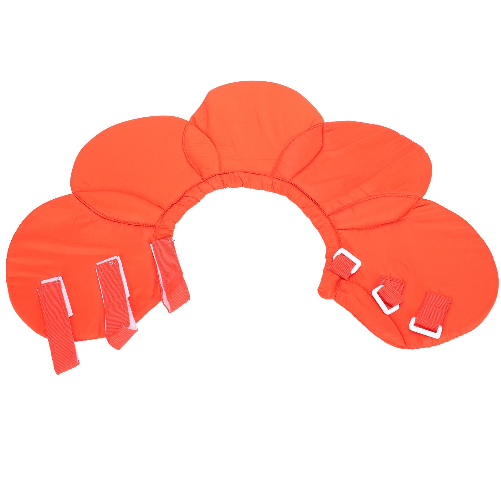 

Pet Cone Collar Adjustable Soft Recovery for Cat Dog Protective Wound Healing Cover S оранжевый