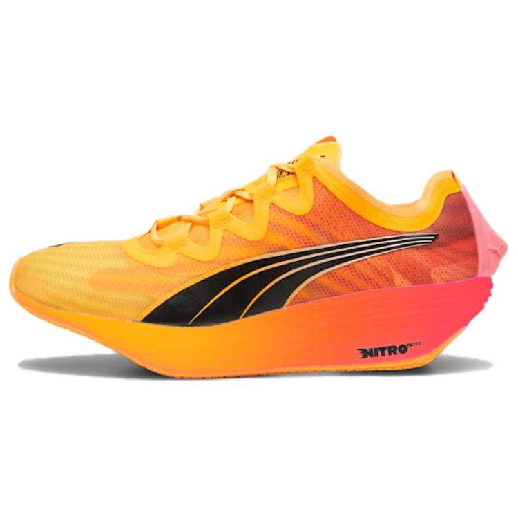 Puma Fast-Fwd Nitro Comfortable Versatile Non-Slip Durable Low-Top Casual Running Shoes Women Sneaker Orange 310624-01