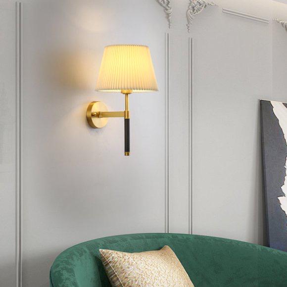 All-Copper Modern American Wall Lamp: Bedroom, Bedside, Living Room, Hotel, Villa, Hallway