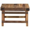 Coffee Table Brown 60 X 55 X 40 Cm Solid Upcycled Wood