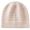 Knitted Cashmere Hat Women's Autumn and Winter Thickened Stacking Hat Cold Hat Outdoor Cold-proof Warm Bald Hat Confinement Hat