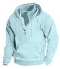 2023 Autumn/Winter Thick Hooded Men’s Printed Loose Sweatshirt