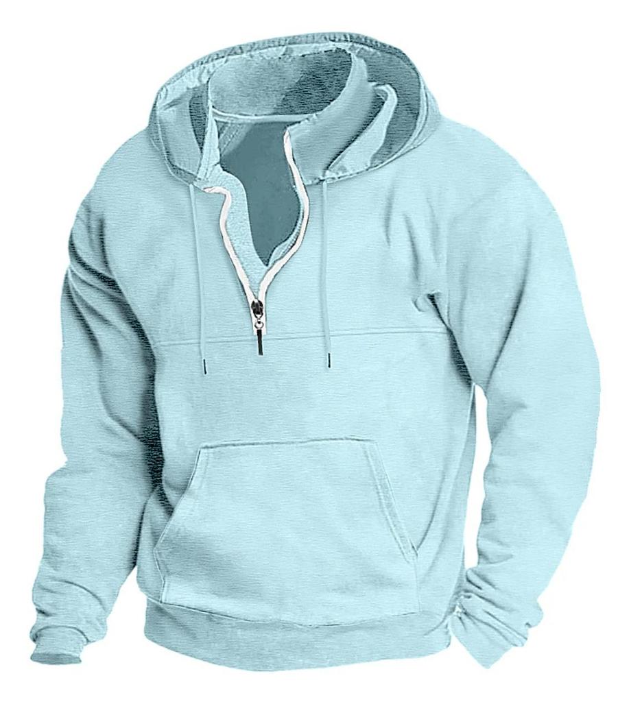 2023 Autumn/Winter Thick Hooded Men’s Printed Loose Sweatshirt