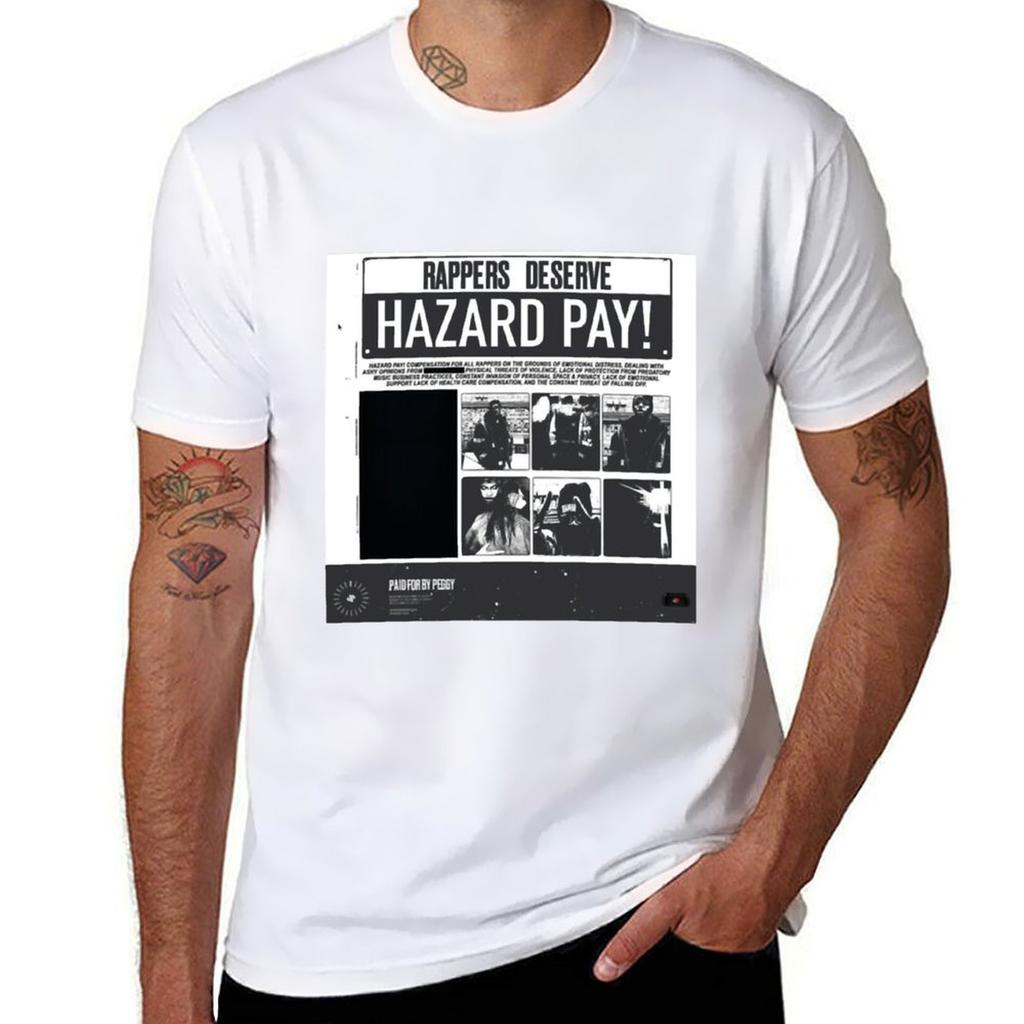 Jpegmafia hazard duty pay T-Shirt Classic Print Short Sleeve Shirt