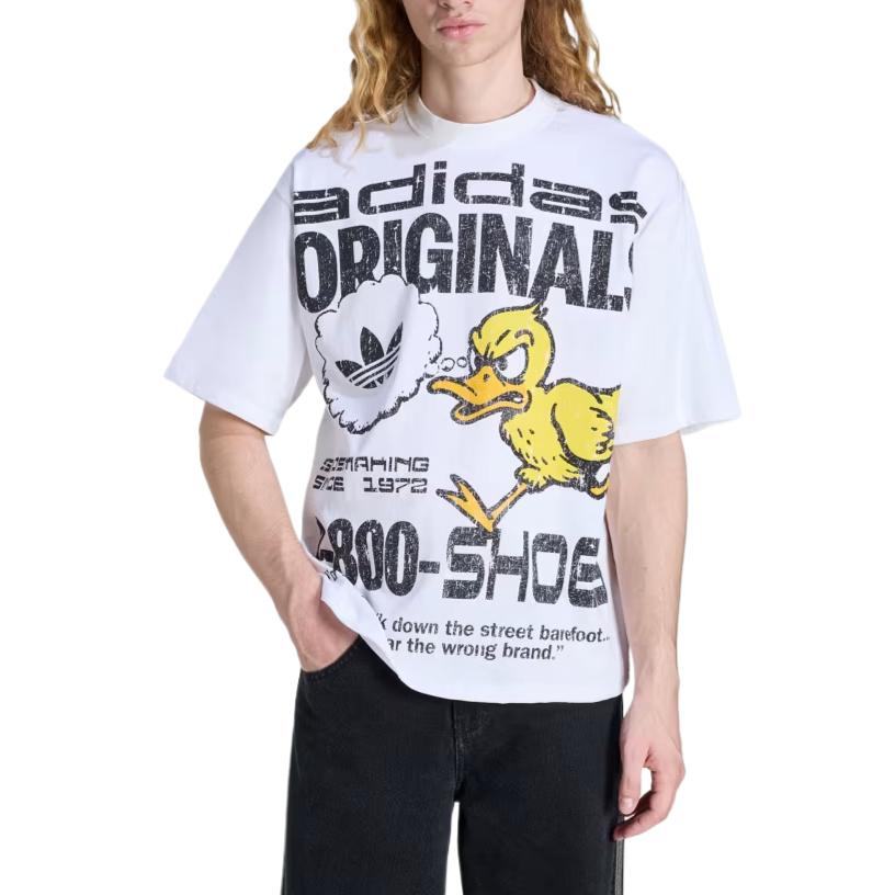 Adidas Originals Breathable Crew Neck Pullover Short Sleeve T-Shirt Men Tops KG6439