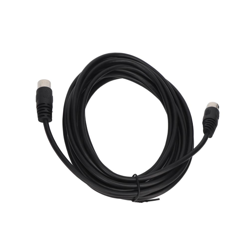 5m/16.4ft DIN 8Pin to DIN 8Pin Cable Plug and Play 8Pin Extension Cable Sound System Setup