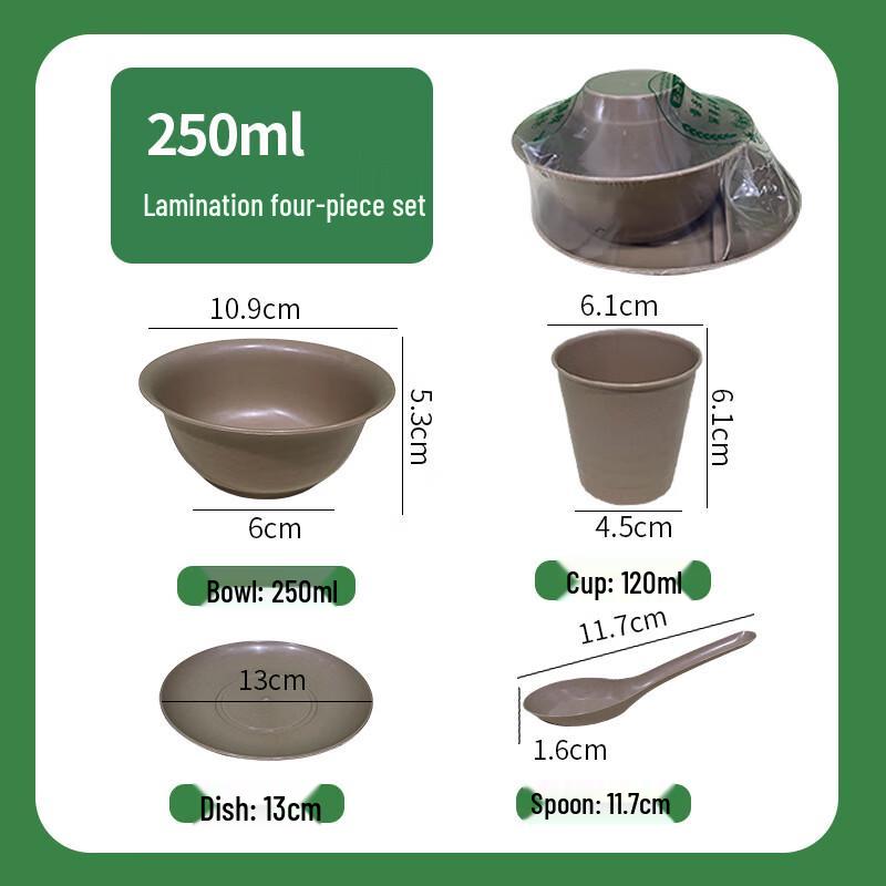 

Mode Lanca H-Style Four-Piece Disposable Cutlery Set