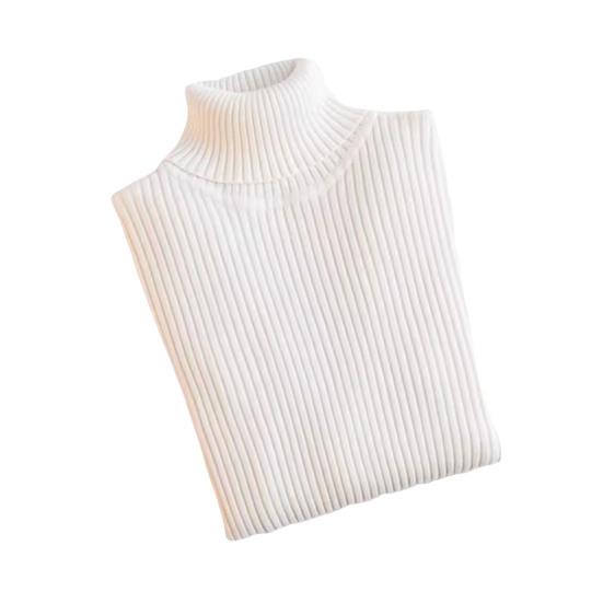 Women Bottom Sweater Turtleneck Long Sleeve Slim Fit Knitting Tops