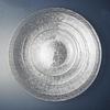 Hanyou Round Glass Fruit Plate with Gold Rim