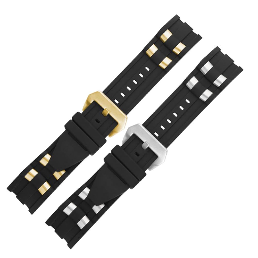 Sibehill Invicta 26mm Replacement Watch Silicone Rubber Strap with Invicta Pro Band, [Compatible Diver]